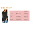 thumbnail image 4 of Womens Color Block Long Sleeve Leopard Print Tops Round Neck Striped Loose Casual Shirts Tunic Tops, 4 of 4
