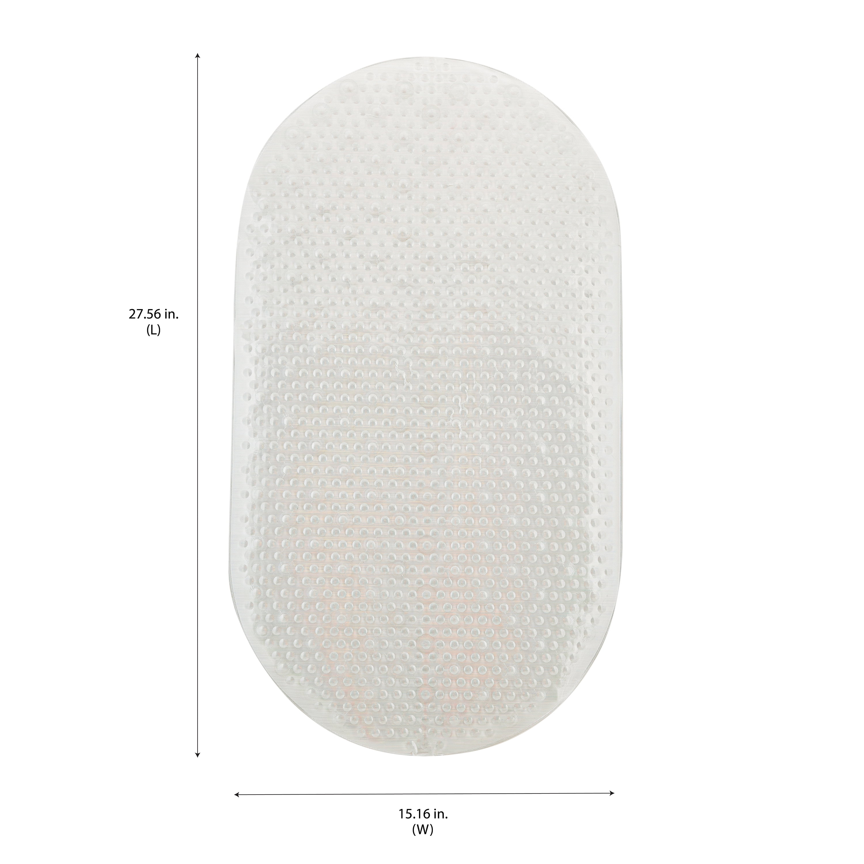 Bath Bliss 2 Pack Anti-Slip Bathmat with Holographic Design