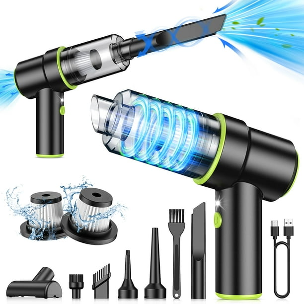Aspiradora portátil para coche CODN, inalámbrica, 12000PA, 120W