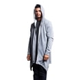 thumbnail image 6 of Victorious Long Length Drape Cape Cardigan Hoodie - Multiple Colors & Sizes, 6 of 8