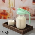 thumbnail image 6 of Glass Pitcher With Lid  64 Oz Mason Jar Double Leak Proof 2 Quart Breast Milk Storage Containers For Fridge Wide Mouth Sun Tea Juice Cold Brew Coffee, 6 of 8