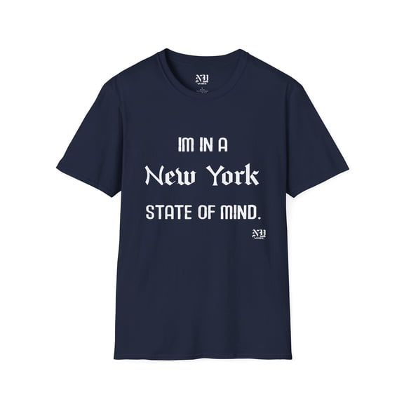 New York State of a Yankee's Mind Unisex Softstyle T-Shirt