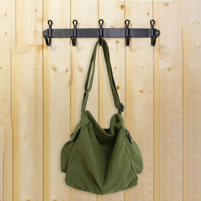 Unisex Canvas Hobo Bag Leisure Zipper Closure Large Capacity Unisex Canvas Hobo Bag Leisure Zipper Closure Large Capacity