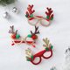 thumbnail image 5 of 1 paquete de vasos navideños con forma de Papá Noel, muñeco de nieve, astas, árbol de Navidad, decoración navideña, accesorio para fotos, regalo de Año Nuevo para niños, 5 of 5