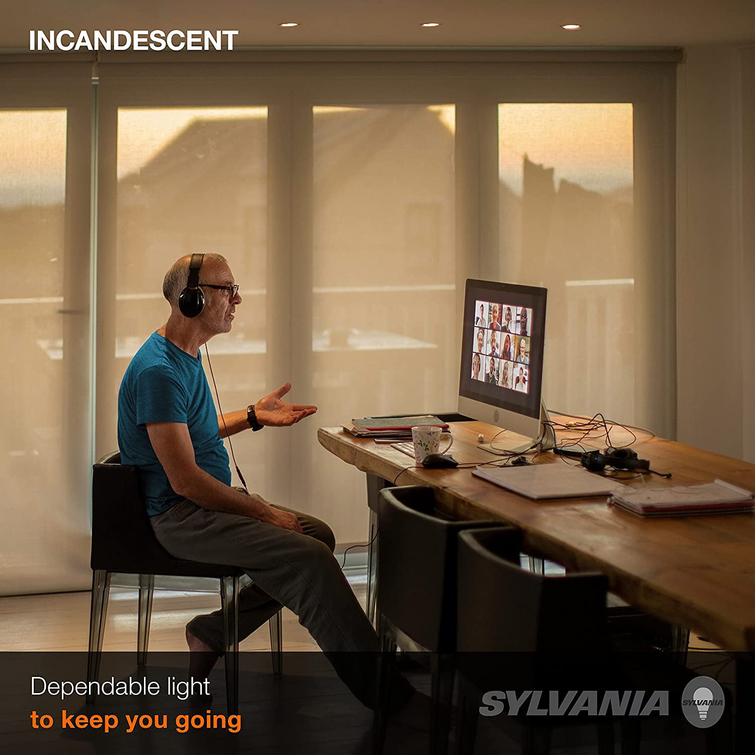 SYLVANIA R20 Incandescent Flood Light Bulbs, 45W, 295 Lumens, 2,000 Hours, Warm White, 6 Pack Value Pack
