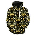 thumbnail image 1 of Sudadera con capucha y cremallera para hombre, con estampados geométricos abstractos, unisex, estilo Harajuku, chaquetas con capucha, tops informales de gran tamaño, ropa de calle, 1 of 6