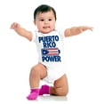 thumbnail image 4 of Puerto Rico Power PR Flag Pride Romper Boys or Girls Infant Baby Brisco Brands NB, 4 of 6
