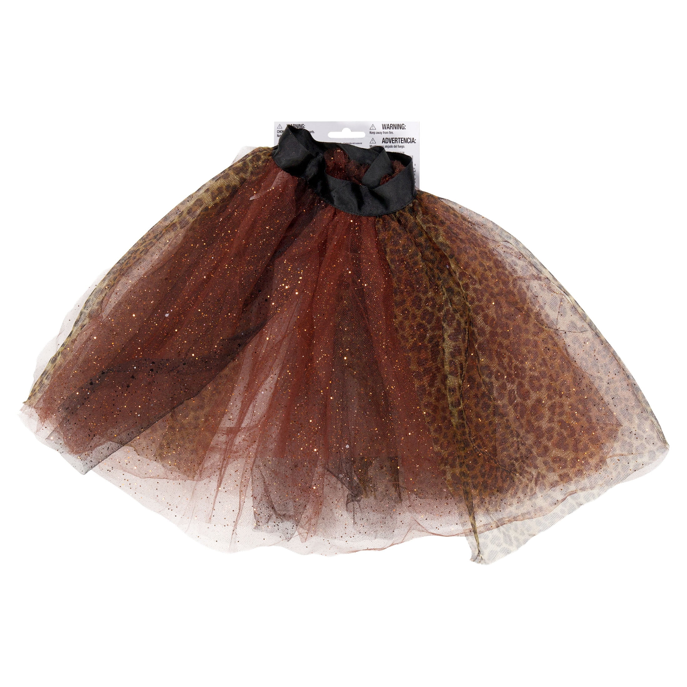 Leopard Tutu Costume Accessory for Children, Brown, S/M, Halloween by Way To Celebrate