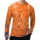 thumbnail image 1 of Camisa solar WELIGU UPF 50+ de manga larga, de secado rápido, naranja M, para hombre, 1 of 6