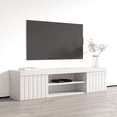 thumbnail image 5 of Knoxville Floating TV Stand for TVs up to 80", Modern High Gloss 71" Entertainment Center, Wall Mounted TV Media Console with Storage Cabinets, 5 of 8