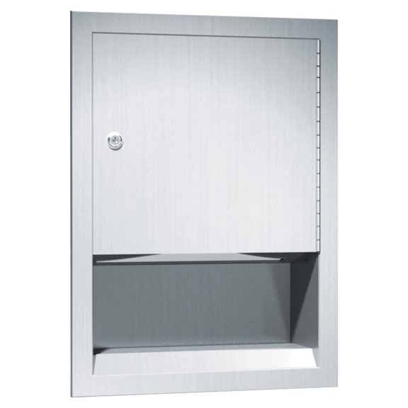 Asi 0457 Recessed Paper Towel Dispenser - Stainless Steel