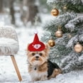 thumbnail image 3 of Festive Pet Party Hat Santa Headband for Dogs and Cats Holiday Celebration Accessory, 3 of 5