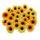 thumbnail image 3 of 4 cm de dos capas de pequeño crisantemo girasol simulación de girasol flor crisantemo cabeza de flor, 3 of 6
