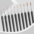 thumbnail image 1 of dtail Pinceau, 10 piezas Peinture Pinceaux Acrylique Pour La Peinture L'aquarelle Gouache Et Acrylique,ldal Pour Des Dtails Minutieux Et Finition, 1 of 5