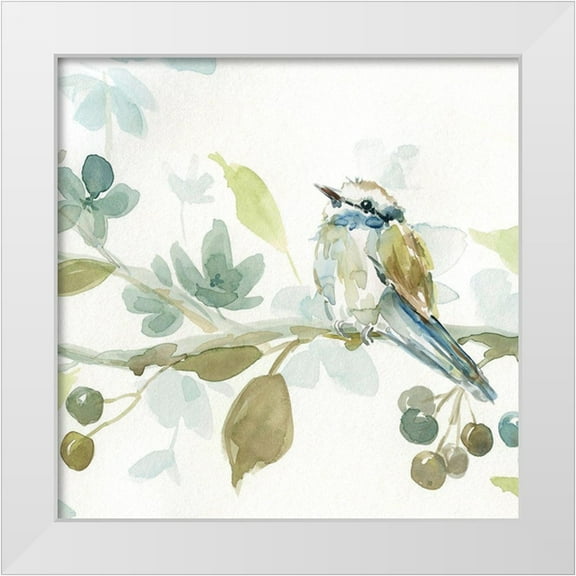 Robinson, Carol 12x12 White Modern Wood Framed Museum Art Print Titled - Spring Melody