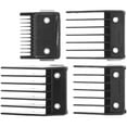 thumbnail image 4 of 4Pcs Clipper Guards Attachments Professional Hair Guides Plastic Combs Stainless Steel Clipper Guards, 4 of 8