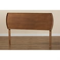 thumbnail image 4 of Baxton Studio Laurien Mid-Century Modern Ash Walnut Finished Wood Full Size Headboard, 4 of 5