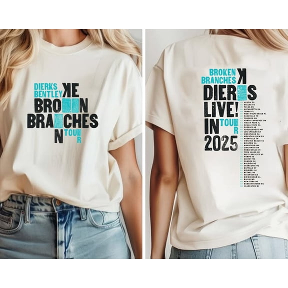 Dierks Bentley T-shirt Sizes S-5XL Goldengate