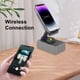 thumbnail image 3 of Soporte para teléfono celular con altavoz inalámbrico compatible con Bluetooth y base LED con sonido envolvente para iPhone, uso doméstico y exterior., 3 of 8