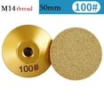 thumbnail image 1 of M14 thread 50mm Brazing Diamond Edge Profile Polishing Grinding Wheel for Marble, 1 of 5
