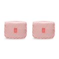 thumbnail image 1 of Inteprter Neceser colgante Tela Oxford Cosmético Organizador de gran capacidad con gancho Bolsa plegable Bolsas de almacenamiento Accesorio de baño Rayas Type1 NO1 Inteprter CBP192572, 1 of 1