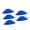 Blue, variant on 5Pieces High Markers Sport Training Discs Nonslip Perfect for Team Exercises and Safe Playgrounds Use