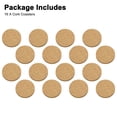 thumbnail image 6 of TSV 16pcs Natural Cork Coasters, Absorbent Heat-Resistant Reusable Non-slip Cup Mat for Drink Wine Glasses, 6 of 6