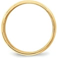 thumbnail image 2 of Solid 14k Yellow Gold 8.2mm Milgrain Half Round Wedding Band Size 8 - Ring Size 8.0, 2 of 7
