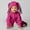 Hot Pink, variant on Baby Fleec𝖾 Jumpsuit Girl Boy Bun𝗇y Snowsuit Ra𝖻bit Ears Hood Jumpsuit Winter 𝖱omper Zipper Toddler Kids Snowsuit Coverall Pajamas Sleepwear Warm 𝖢overalls