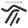 thumbnail image 3 of Motorcycle Radiator Hose, 4Pcs Motorcycle Radiator Hose Thickened High Temperature  Silicone Radiator Coolant Hose For YZ125 1996 to 2001, 3 of 8