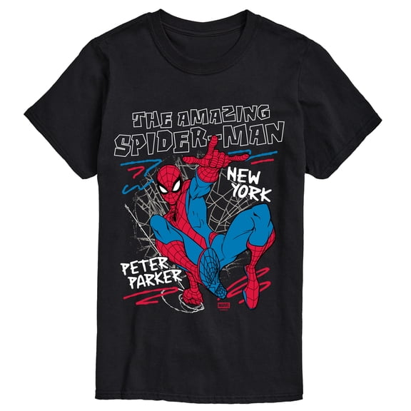 Spider-Man - Amazing Sketch - Men's Short Sleeve Graphic T-Shirt