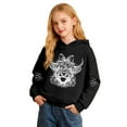 thumbnail image 3 of Tiweut Boys Girls Highland Cow Hoodies Sherpa Lined Cute Long Sleeve Pullover Western Sweatshirt Tops,Black,2-3 Y, 3 of 7
