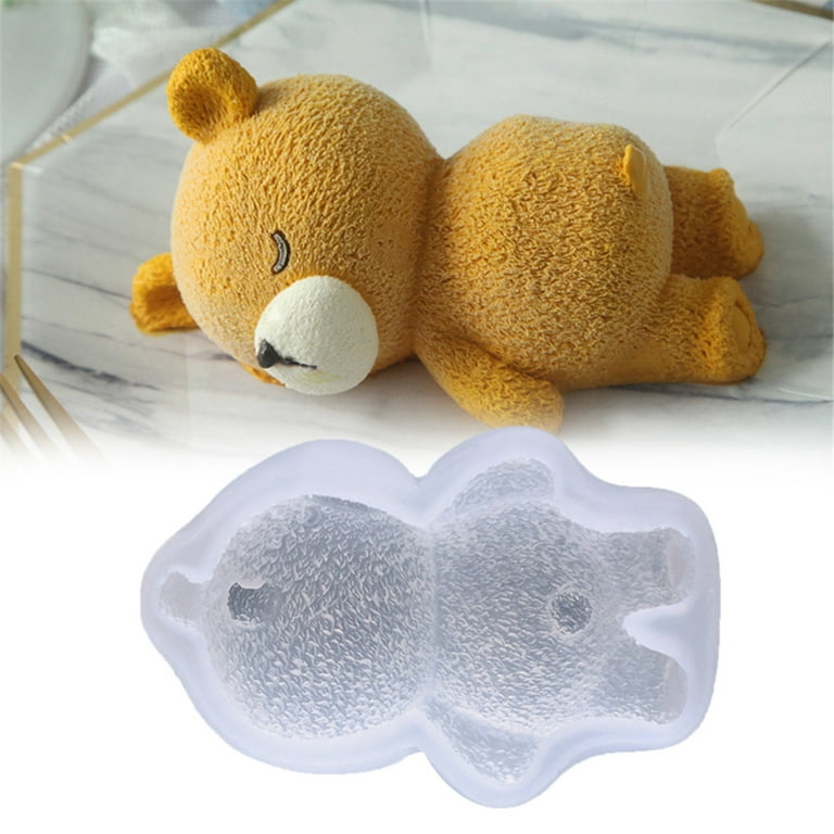 Teddy Bear Face - Silicone Mold –