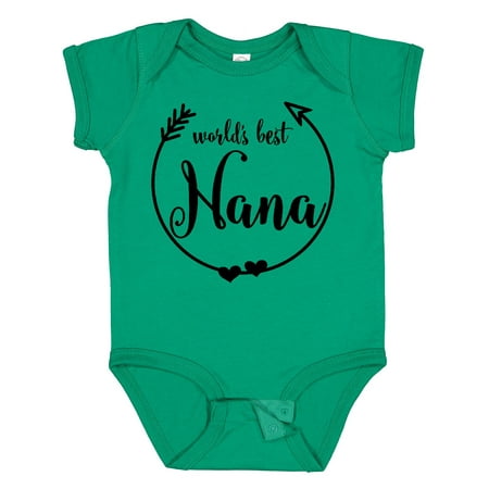 

Inktastic World s Best Nana Gift Baby Girl Bodysuit