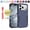 Dark Blue, variant on Kryonix for iPhone 17 Pro Max Case with Screen Protector,Compatible with MagSafe,Shockproof Heavy Duty Military Grade Protection Case Rugged Slim Matte Cover with Magnetic,Orange