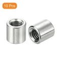 thumbnail image 3 of 10 Pack M8x12x12mm Round Weld Nut for Lamp Bracket Glass Table, Silver, 3 of 5