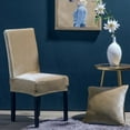 thumbnail image 4 of Cheers.US Soft Polyester Fit Stretch Short Dining Room Chair Covers, Banquet Chair Seat Protector Slipcover for Home Party Hotel Wedding Ceremony, 4 of 7