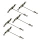 thumbnail image 2 of Giratorio Rodante Conector de anzuelo de 5 uds. Conector de pesca luminoso de 3 vías para agua dulce y salada Sywqhk Libre de BPA, 2 of 9