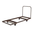 thumbnail image 2 of Correll T3096 Table Trucks For Rectangular Tables - Flat Stacking - Brown, 2 of 5