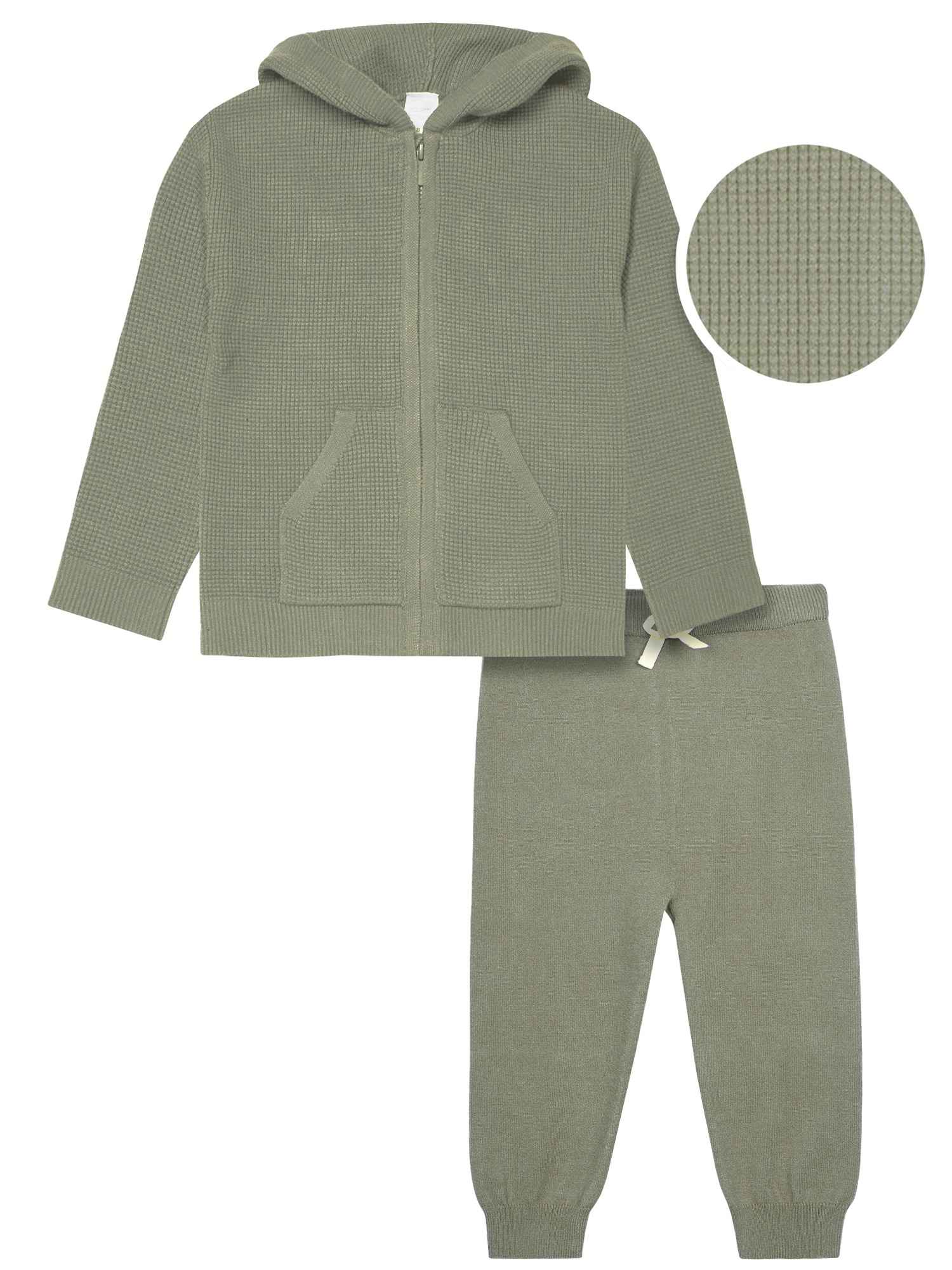 Modern Moments by Gerber Toddler Neutral Unisex Sweater Knit Outfit Set, 2-Piece, Sizes 12M-5T