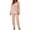 Pink 1, variant on HAiming 2 Piece Womens Pajama Sets Long Sleeve Smocked Casual Shirts Comfy Pants Lounge Sets Fall Winter Sleepwear