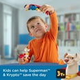 thumbnail image 2 of Fisher-Price DC League of Super-Pets Superman & Krypto Figures & Accessories Set, 3 Toys, 2 of 6