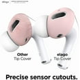 thumbnail image 6 of AirPods Pro Eartips Cover - elago [Fit in The Case] Ear Tips Cover Designed for Apple AirPods Pro (2 Pairs of 2 Colors) (Lovely Pink/Lavender), 6 of 7