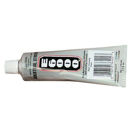 E6000 Flexible Multi-Purpose Adhesive Waterproof Glue, 3.7 (Best Waterproof Glue For Metal)