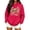 Red, variant on Womens Sea Turtle Print Hoodies Long Sleeve Hooded Sweatshirt Fall Casual Pullover