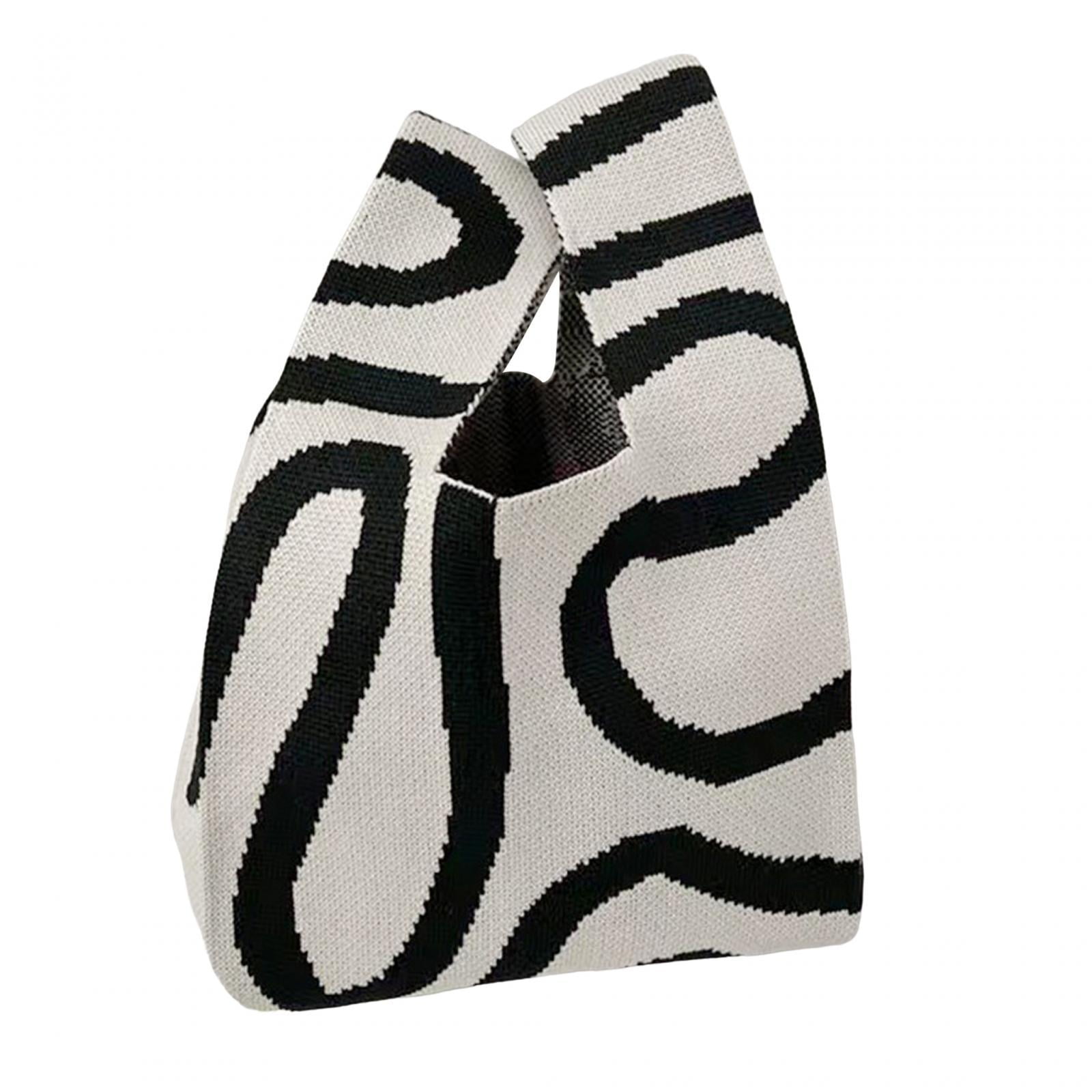 knitted Women Wallet,Knitted Women Handbag color Reusable Purse,Women Shoulder Bag Crocheted Aesthetic,Women Shopping Bag Summer Beach Fashionable,Boho Tote Bag Portable Travel Crossbody,Hand