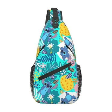 Stitch Sling Bag,Stitch Crossbody Sling Backpack Travel Hiking Chest Bag Daypack for Purses Shoulder Bag Women Men's