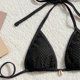 thumbnail image 4 of Trajes de Baño de Bikini de Mujer de Moda Sexy Sólido E Impreso Conjunto de Trajes de Baño Divididos, Correas Anchas Ajustables, 4 of 8
