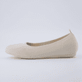 thumbnail image 2 of Cushionaire Whiz Knit Flats For Women | Soft Knit Slip On Flats | Comfortable Everyday Flats With Wide Widths Available, 2 of 6
