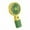 Flower Green, variant on HBBKVI Handheld Fan, Strawberry Rechargeable Portable Mini Fan for Travel Beach Commute, Cooling Personal Fan